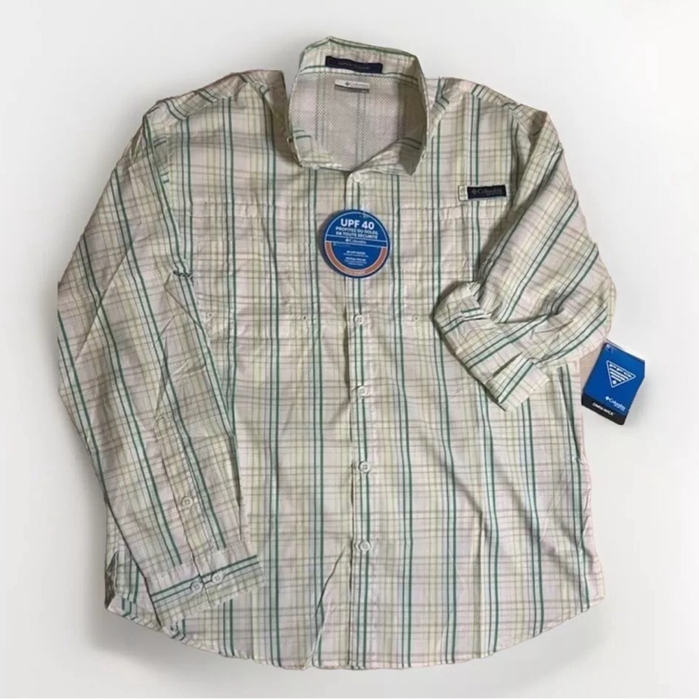 NWT Columbia Omni-Shade SPF40 Fishing Shirt sz M